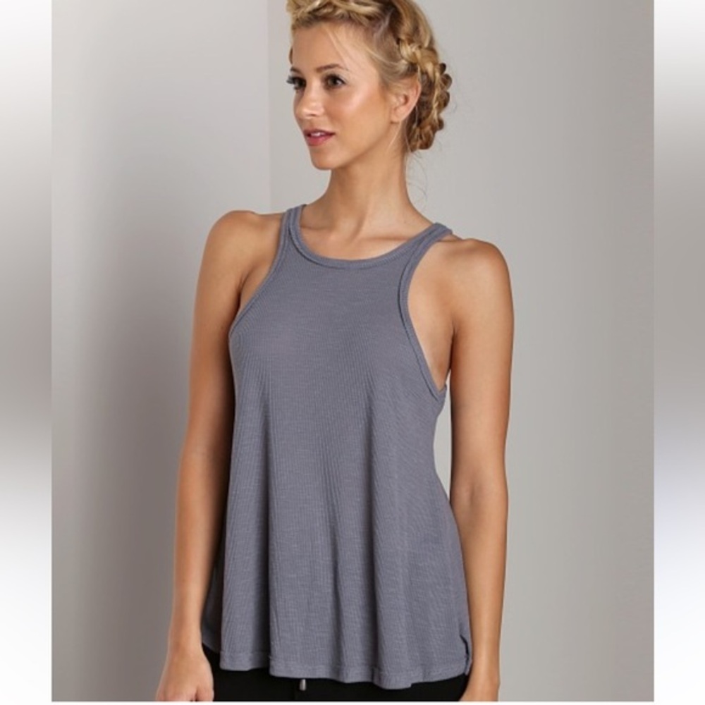 Free People Gray Tank Top